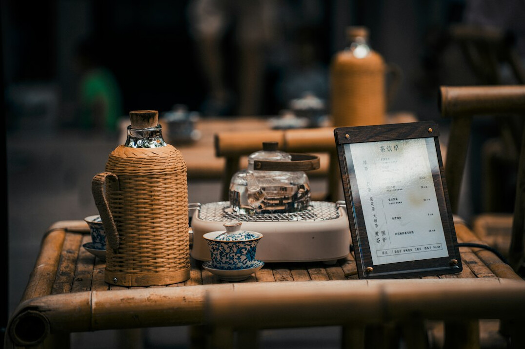 Tablet showing a digital magazine on a cafe table with coffee